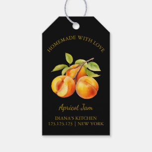 Étiquettes-cadeau Simple maison Apricot Jam Hang Tag l Noir
