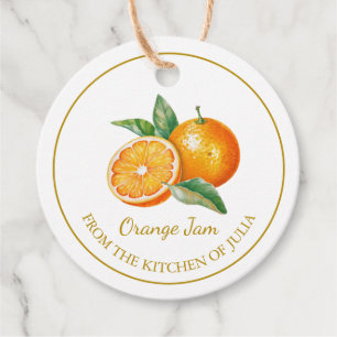 Étiquettes Cadeau Simple maison Jam Hang Tag l Blanc