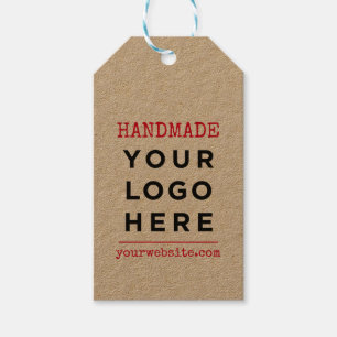 Étiquettes-cadeau Site Artisanal Votre Logo d'Entreprise Produit Per