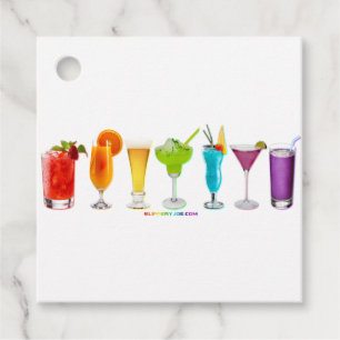 Étiquettes Cadeau SlipperyJoe's cheers alcools cocktails LGBTQIA gay