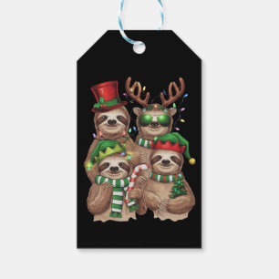 Étiquettes-cadeau Sloth Christmas Joyeux Slothmas Sloth Lover Cadeau