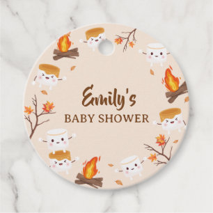 Étiquettes Cadeau S'more Love Fall Baby shower de camping rustique