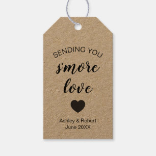 Étiquettes-cadeau S'mores Tags Vous Envoyer S'more Love Wedding Favo