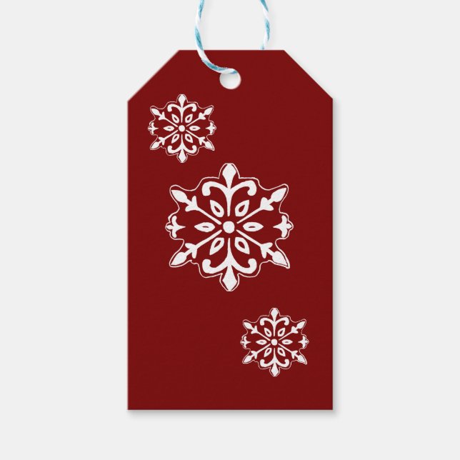 Étiquettes-cadeau Snowflake Gift Tag (Devant)
