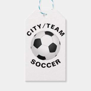 Étiquettes-cadeau Soccer personnalisable