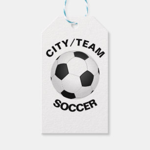 Étiquettes-cadeau Soccer personnalisable