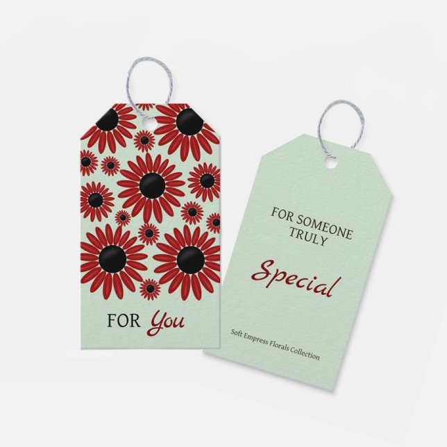 Étiquettes-cadeau Soft Empress Florals Velvet (Créateur téléchargé)