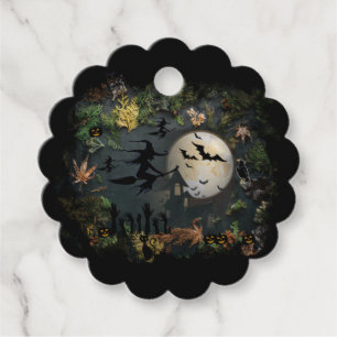 Étiquettes Cadeau Soirée de Witch