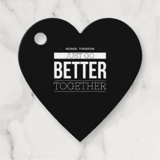 Étiquettes Cadeau Some Things Just Go Better Together Vintage Style