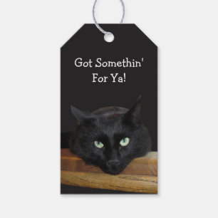 Étiquettes-cadeau Somethin For Ya Black Cat Gig