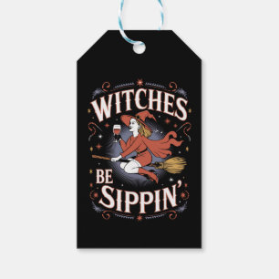 Étiquettes-cadeau Sorcières Be Sippin' Halloween Éffrayant
