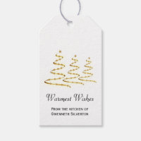 Souhaits les plus chauds Artsy Gold Stylisé Arbres