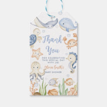 Sous le Baby shower océanique des animaux de mer