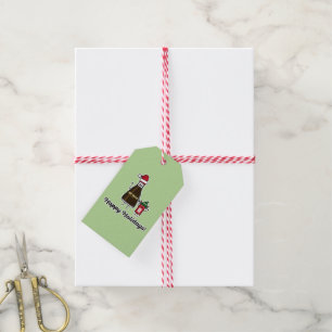 Étiquettes-cadeau Soy Sauce Bouteille Paquet enfant Noël Père Noël