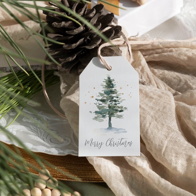 Étiquettes-cadeau Splendor hiver Joyeux Noël (Créateur téléchargé)