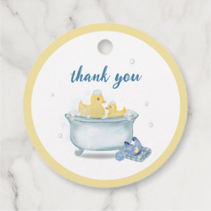 Étiquettes Cadeau Splish Splash Maman Canard Bébé Douche