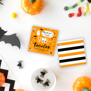 Étiquettes Cadeau Spooktacular Merci Halloween fête d'anniversaire