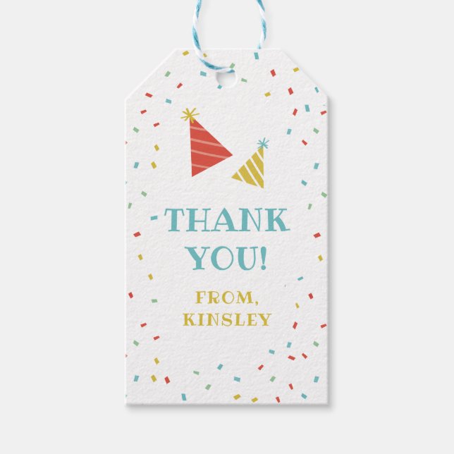 Étiquettes-cadeau Sprinkles anniversaires de enfants de la partie me (Devant)