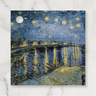 Étiquettes Cadeau Starry Night Vincent van Gogh