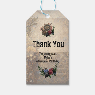 Étiquettes-cadeau Steam Punk Fête à thème Favoriser le Merci
