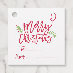 Étiquettes Cadeau Sticker cadeau de Noël brillant pour pinceau moder
