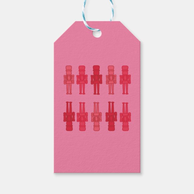 Étiquettes-cadeau Sticker carré pour noisette rose (Devant)