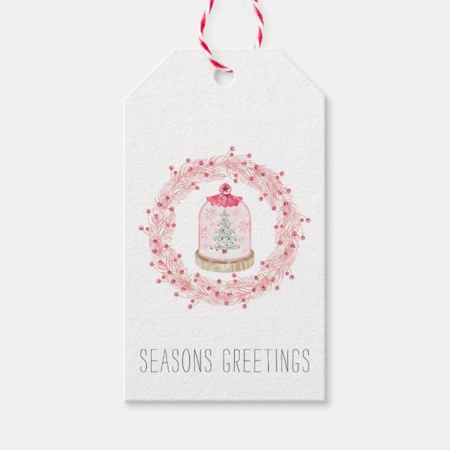 Étiquettes-cadeau Sticule Arbre Et Courbe De Noël (Devant)