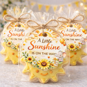 Étiquettes Cadeau Style de petit soleil radieux pour bébé