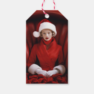 Étiquettes-cadeau Style vintage Mme Claus