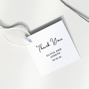 Étiquettes Cadeau Sucré et capricieux   MERCI MARIAGE