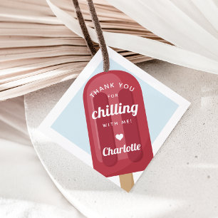 Étiquettes Cadeau Summer Popsicle Kids Birthday Party