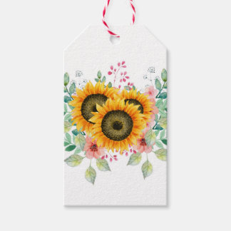 Étiquettes-cadeau Sunflower 