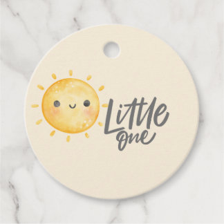 Étiquettes Cadeau Sunshine Little One Baby shower