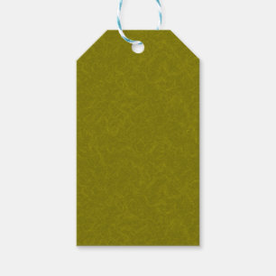 Étiquettes-cadeau Surface vert olive avec un motif subtil en spirale