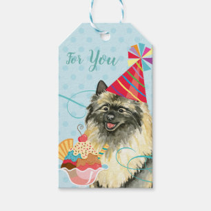 Étiquettes-cadeau Sweet Birthday Keeshond Tags cadeaux