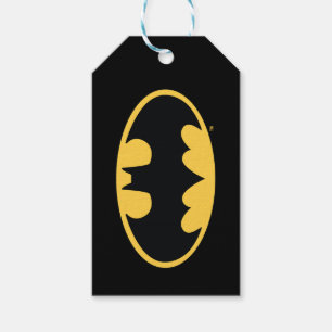 Étiquettes-cadeau Symbole Batman   Logo ovale