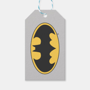 Étiquettes-cadeau Symbole Batman   Logo ovale