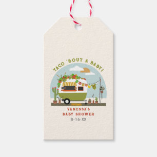 Étiquettes-cadeau Taco Bout Un Baby shower Vert Neutre Bébé