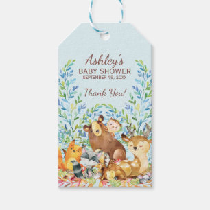 Étiquettes-cadeau Tag Cadeau Baby shower Favoriser les animaux de bo