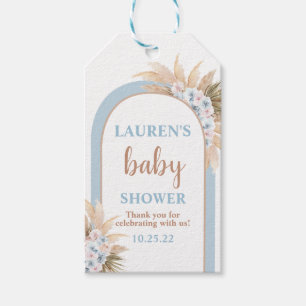Étiquettes-cadeau Tag Cadeau Baby shower Pampas Grass Arch
