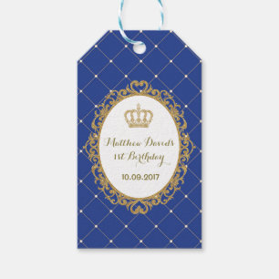 Étiquettes-cadeau Tag cadeau de la fête d'anniversaire du prince hér