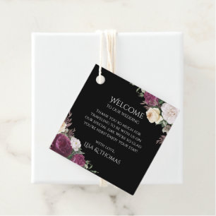 Étiquettes Cadeau Tag Cadeau Mariage de bienvenue