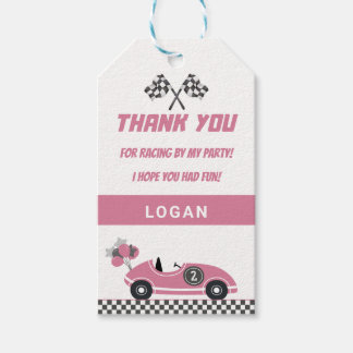 Étiquettes-cadeau Tag cadeau Merci de fête d'anniversaire de voiture