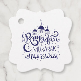 Étiquettes Cadeau Tag cadeau Ramadan Moubarak