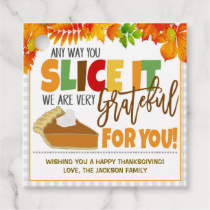 Étiquettes Cadeau Tag cadeau Thanksgiving