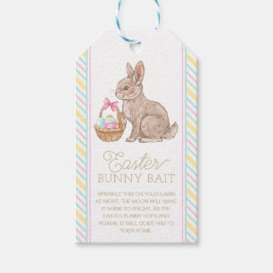Étiquettes-cadeau Tag d'appât lapin de Pâques