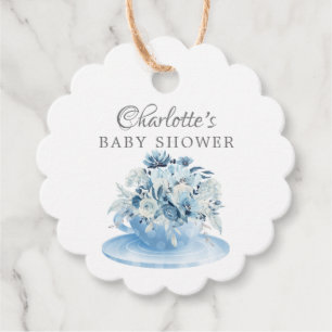 Étiquettes Cadeau Tag de cadeau de Baby shower de thé moderne Favori