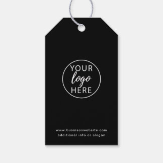 Étiquettes-cadeau Tag de prix personnalisé minimaliste du logo d'ent
