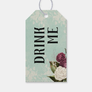Étiquettes-cadeau Tag de thé "Drink Me" Alice in Wonderland