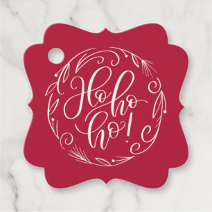 Étiquettes Cadeau Tag Ho Ho Christmas Cadeau Enveloppe Favoriser Fêt